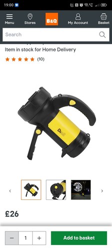 Diall led torch 300 - torch,