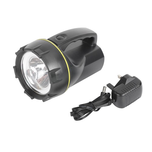 Diall black rechargeable 120lm - rechargeable,